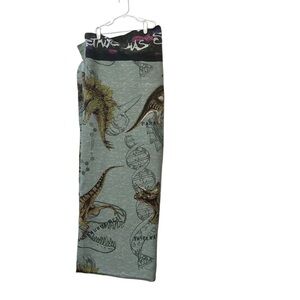 Bibb company made in USA Jurassic park twin flat sheet dinosaur 1996